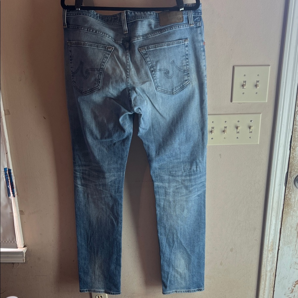 AG ADRIANO GOLDSCHMIED THE EVERETT SLIM STRAIGHT WASHED JEANS - Picture 5 of 7